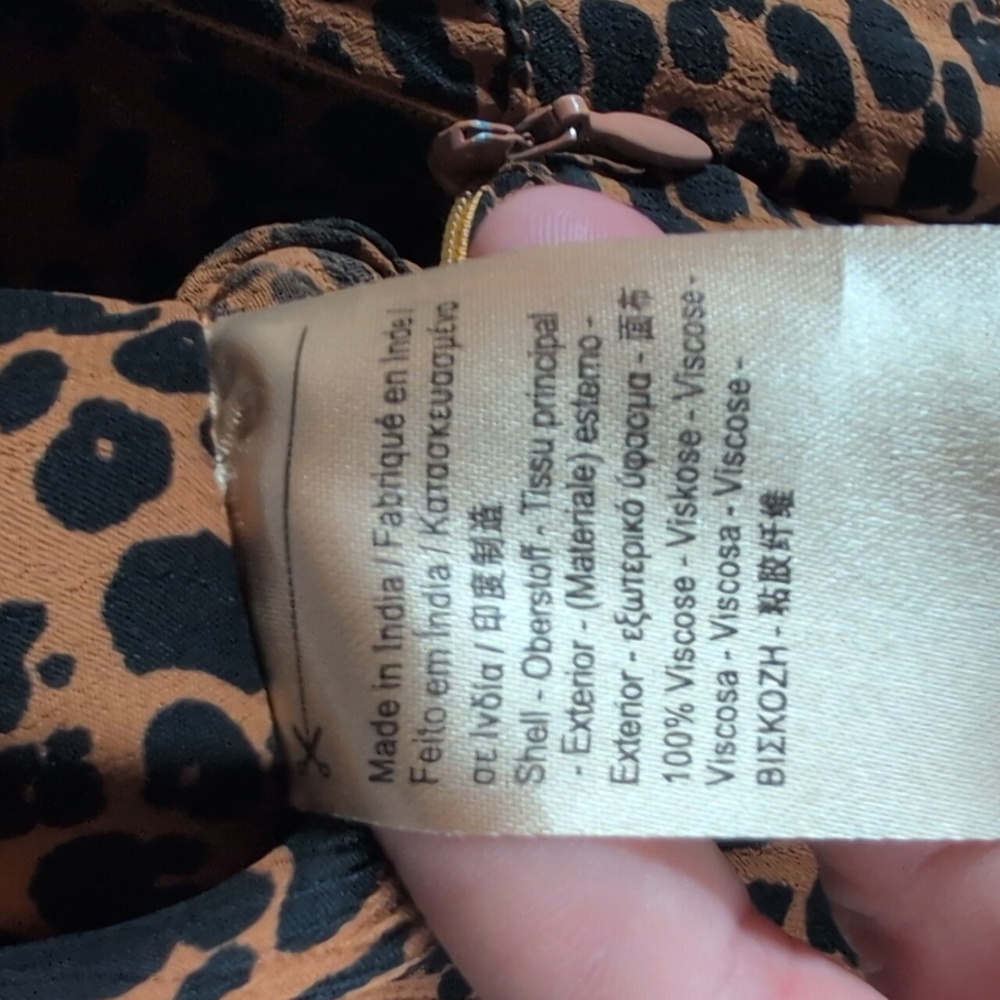 476-Scotch &‎ Soda Animal Print Jumpsuit - Picture 10 of 10